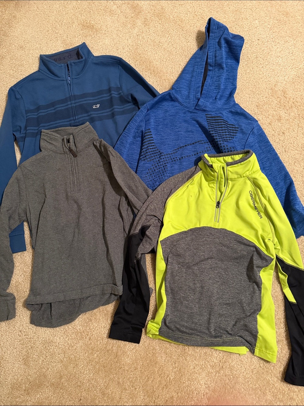 Boys 1/4 zip sweatshirts